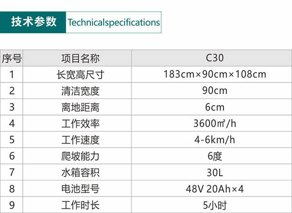 电动左贡尘推车C30